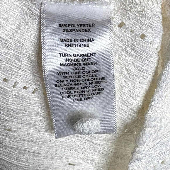 Frye Textured Long Sleeved Peasant Top - Salt Breeze (Cream) - XL - Picture 12 of 12